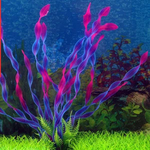 Fish Tank Aquarium decorative accessories artificial water plant plastic gras S1 - Picture 1 of 6