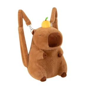 Capybara Stuffed Doll Animal Plush Soft Backpack Shoulder Bag Kids Gift 15 Inch - Picture 1 of 5