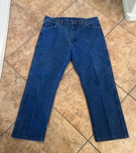 Wrangler 13MWZPW Cowboy Schnitt Herren blau Jeans 36x32 aktuell 36x28 KOSTENLOSER VERSAND - Bild 1 von 7