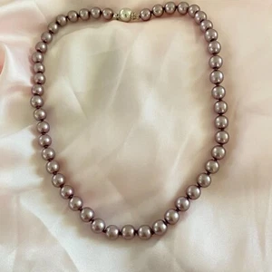 Schwarze Perle 16" Halskette Halsband Schmuck - Bild 1 von 4