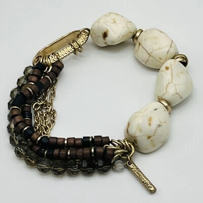 Kenneth Cole Stone & Bead Bracelet Stretchy - Image 1 of 2