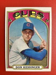 1972 Topps #145 Don Kessinger Cubs casi nuevo/como nuevo - Imagen 1 de 2