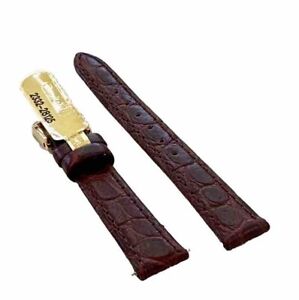 Di-Modell 12mm Women’s Short Alligator Grain Leather Sports Watch Band /Strap
