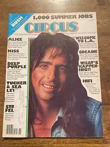 12. Mai 1977 AUSGABE 155 ZIRKUS Magazin Alice Cooper RUSH POSTER KISS - Bild 1 von 4
