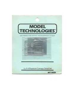 MDD F-4 PHANTOM II CANOPY DETAIL SET 1/72 MODEL TECHNOLOGIES FOTOINCISIONI - Picture 1 of 1