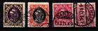 Gdansk 53-54, 56 (2x) Stamped 40 Pfenning in 2 Shades, Tested Infla #IC669