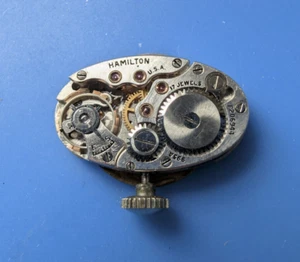 VINTAGE LADIES HAMILTON 995A WRISTWATCH MOVEMENT RUNNING - Picture 1 of 2