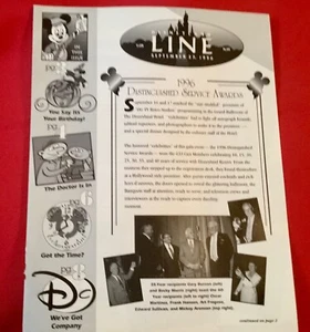 Disneyland Line Magazine Cast Members Vol 28 #39 1996 25th ANNIVERSARY WDW! - Picture 1 of 6