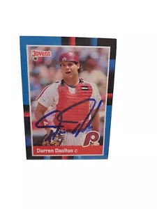 DARREN DAULTON signed 1988 Donruss auto card autograph Phillies Marlins - Picture 1 of 1