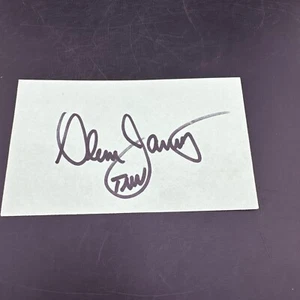 Glenn Jarrett Signed Index Card NASCAR Racing Race Car Driver - Picture 1 of 2