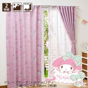 SANRIO my melody 2nd grade blackout heat shielding curtain set of 2 100x135cm SB - Picture 1 of 13