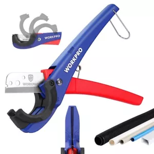 WORKPRO PEX Pipe Cutter Hose Cutter Tubing Cutter w/1/8"-1-5/8" Cutting Capacity - Picture 1 of 11