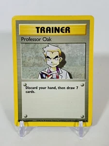 Pokémon TCG Professor Oak 88/102 Uncommon Base Set Unlimited WOTC Card LP-MP - Picture 1 of 4