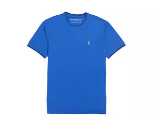 Psycho Bunny Logan Dazzling Blue Men's Tee Shirt B6U137X1PC-DZB - Picture 1 of 3