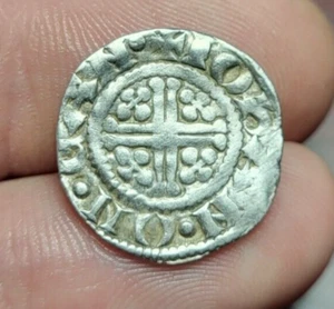 #03-7 ~ ANGLO SAXON - Short Cross Penny - Canterbury - John - IOHAN ON CAN. - Bild 1 von 3