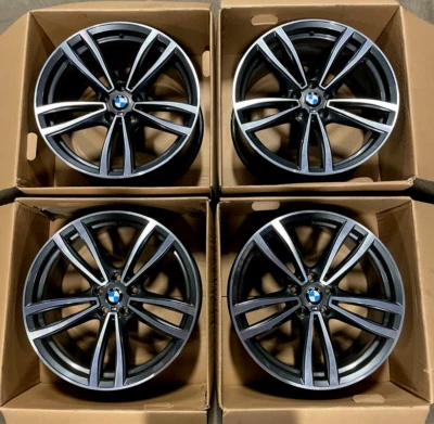 19” BMW 740i 740iX Rims 2016 17 18 19 20 21 22 23 24 25 2026 OEM ORIGINAL Wheels - Image 1 of 4