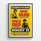 Rocky 2 Movie Poster Wall Art Classic Movie A4 A3 A2