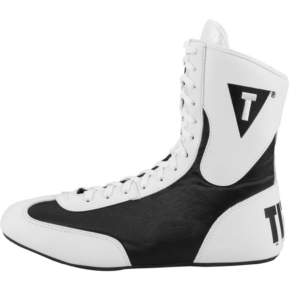 Title Boxing Speed-Flex Encore Mid-Length Boxing Shoes - White/Black - Image 1 of 1