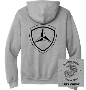 USMC - 3rd Marine Division Hoodie - Bild 1 von 9