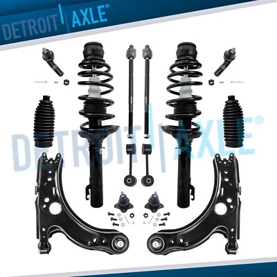 14pc Front Struts Control Arms Tierod Sway Bar for Volkswagen Beetle Jetta Golf - Image 1 of 4
