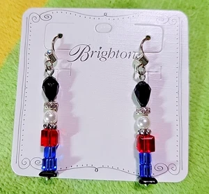 Orecchini filo schiaccianoci Brighton Tinsel Town nuovi con etichette JA4473 MSRP $58 - Foto 1 di 5
