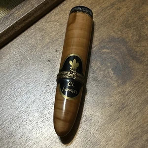 Limoges France Peint Main Einzel Zigarre Porzellan Schatulle - Bild 1 von 7