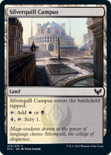 x1 Silverquill Campus - Strixhaven: School of Mages - NM - MTG - Image 1 of 1