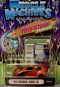 2003 Muscle Machines Import Tuner ‘03 Honda Civic Si /Release C - Picture 1 of 6