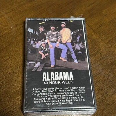 ALABAMA   "40 Hour Week"   1985  Cassette   RCA  AHK1-5339 - Image 1 of 4