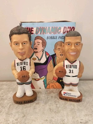 New Pau Gasol & Shane Battier Bobblehead Bobble Pack Memphis Grizzlies  - Image 1 of 4