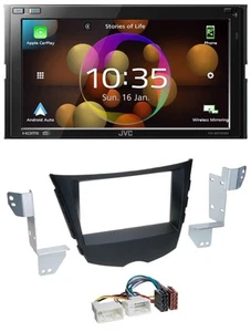 JVC DAB MP3 2DIN Bluetooth USB Autoradio für Hyundai Veloster FS ab 2011 - Bild 1 von 8