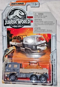 Plataforma de rescate todoterreno Matchbox Jurassic World NUEVO en tarjeta - Imagen 1 de 5