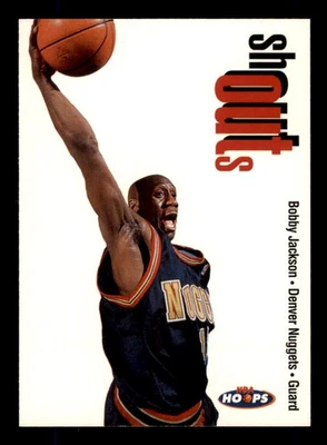 1998-99 Hoops Shout Outs #12 Bobby Jackson  Basketball NUGGETS NM-MT - Image 1 of 3