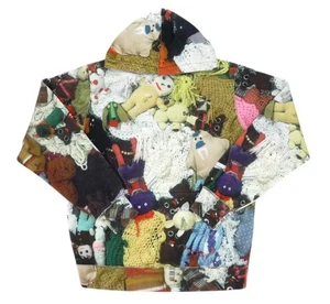 SUPREME MIKE KELLEY MORE LOVE HOURS, ALL OVER PRINT HOODIE SIZE L FW18 ~NEW~ - Picture 1 of 6
