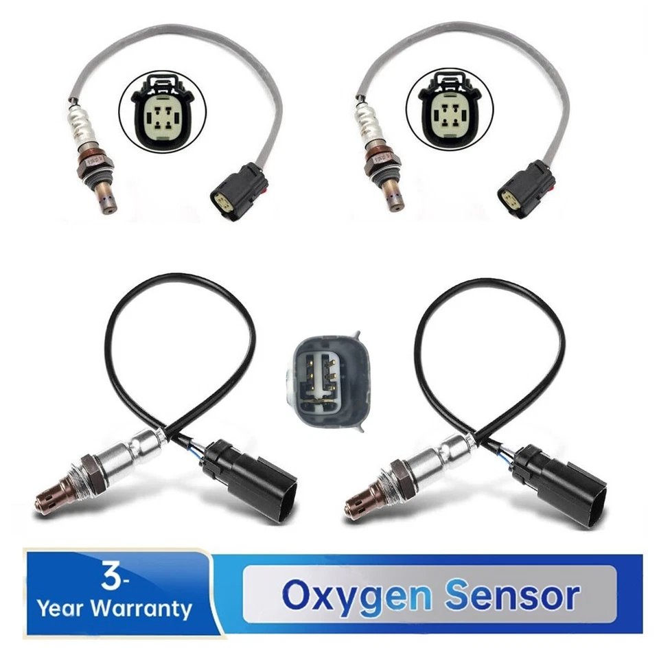 4 sensores de oxígeno aguas arriba + aguas abajo para Ford Edge 2011 2012 2013 2014 3,5 L 3,7 L Foto 1 de 4