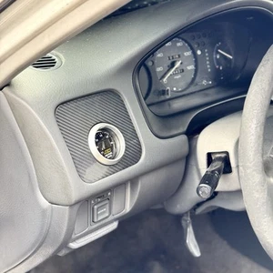 EK Civic VENT DELETE WITH POD Driver ONLY CARBON Textured 96-00 Honda EM1 - Picture 1 of 4