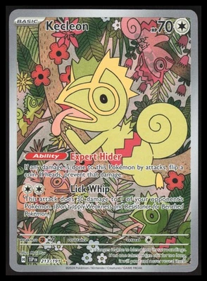 Kecleon Illustration Rare SV08: Surging Sparks 213/191 NM - Image 1 of 2
