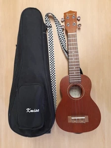 KMISE 21" Ukelele KMU21S 4 String UKE + Tuner + Case + Strap VGC (H20) - Picture 1 of 6