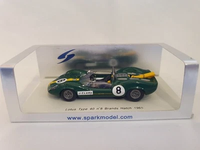 Lotus 40 #8 Team Lotus / Jim Clark. Escotilla de marcas 1965. Modelos Spark S2212. 1/43 Foto 1 de 4