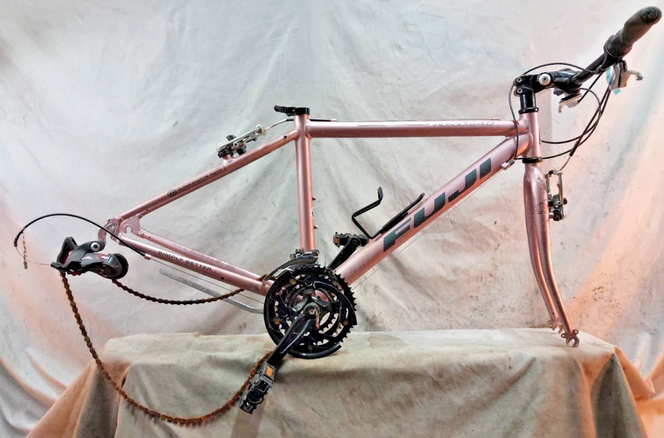 Juego de cuadro de bicicleta de carretera híbrida Fuji Absolute 4.0 2015 mediano 17" Java Café Commuter~ Foto 1 de 4