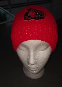 Childs Red Hat with Firetruck Decal - Picture 1 of 2