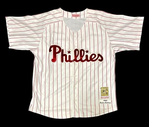 Richie Ashburn Mitchell & Ness Cooperstown Authentic Jersey - Size 50 Brand New - Picture 1 of 11