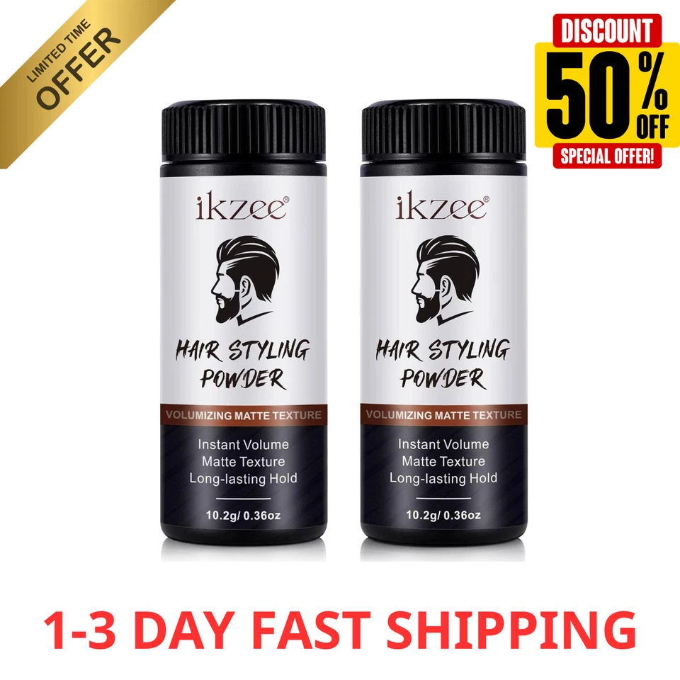 2 piezas Polvo Para Peinar El Cabello Voluminizador y Texturizante Incoloro Acabado Ma Foto 1 de 4