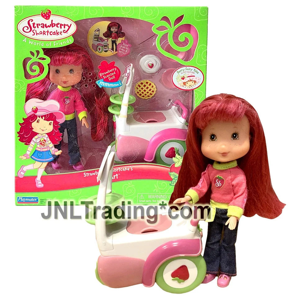 NUEVO 2006 Strawberry Shortcake 6" Muñeca Juego - STRAWBERRY SHORTCAKE'S PIE CART Foto 1 de 1