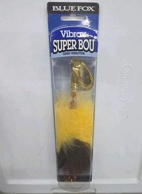 Lucio almizcle único Blue Fox SBOU6YB Vibrax Super Bou DESCONTINUADO Foto 1 de 4