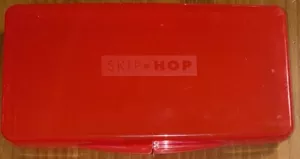 Skip Hop Baby Wipes Empty Red Hard Plastic Container Case Travel Size Diaper Bag - Picture 1 of 5