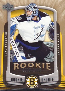 2005-06 Upper Deck Rookie Update #109 Brian Eklund RC 0136/1999