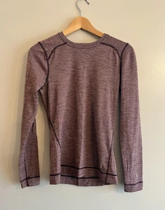 Top camicia girocollo SMARTWOOL W's Merino 250 manica lunga motivo strato base viola S - Foto 1 di 4