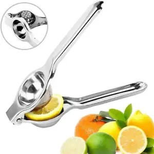 Stainless Steel Lemon Lime Squeezer Juicer Home Kitchen Manual Press Tool ε S7 - Picture 1 of 25