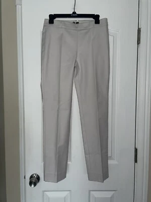 PESERICO COTTON TAILORED PANTS IN LIGHT KHAKI SZ EU 42/US 6 NWOT - Image 1 of 4